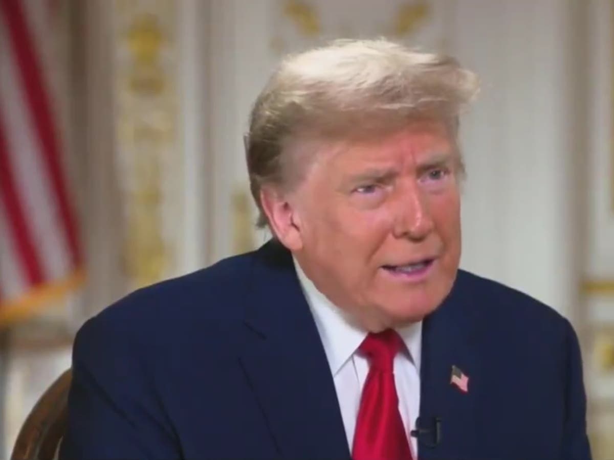 Trump claims the US is ‘just so pathetic’ in ranting Newsmax interview