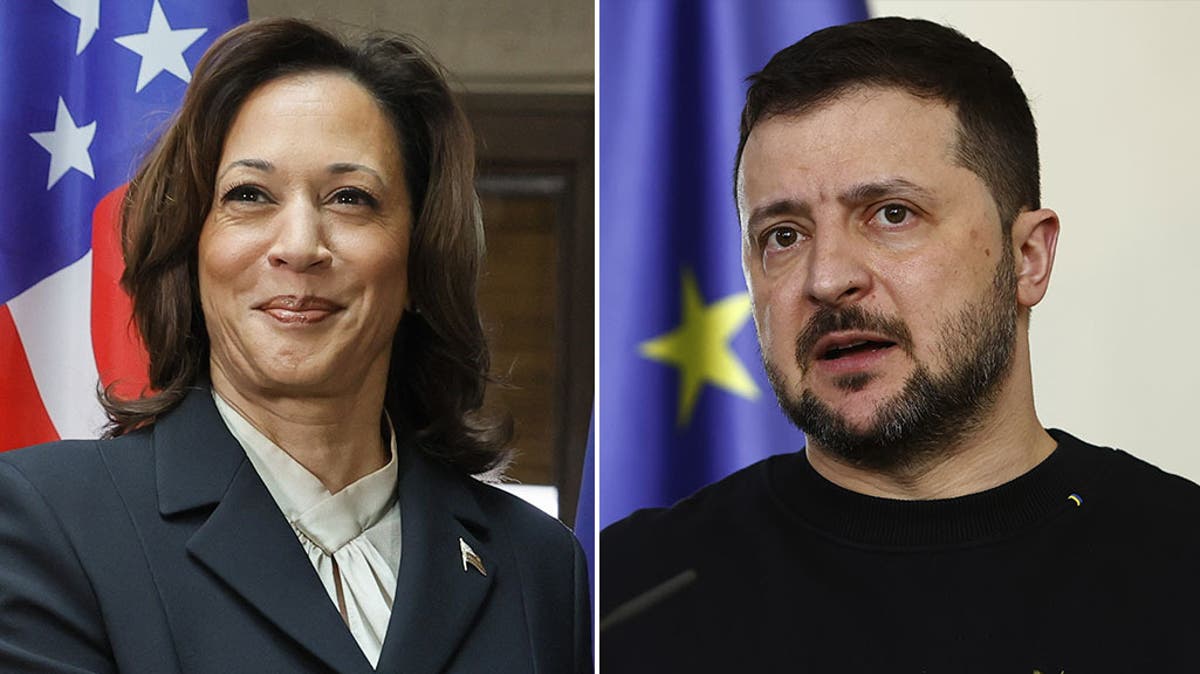 Watch live: President Zelensky meets Kamala Harris at Munich Security Conference