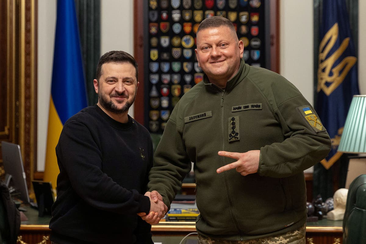Zelensky fires his army chief in major shake-up of Ukraine’s military