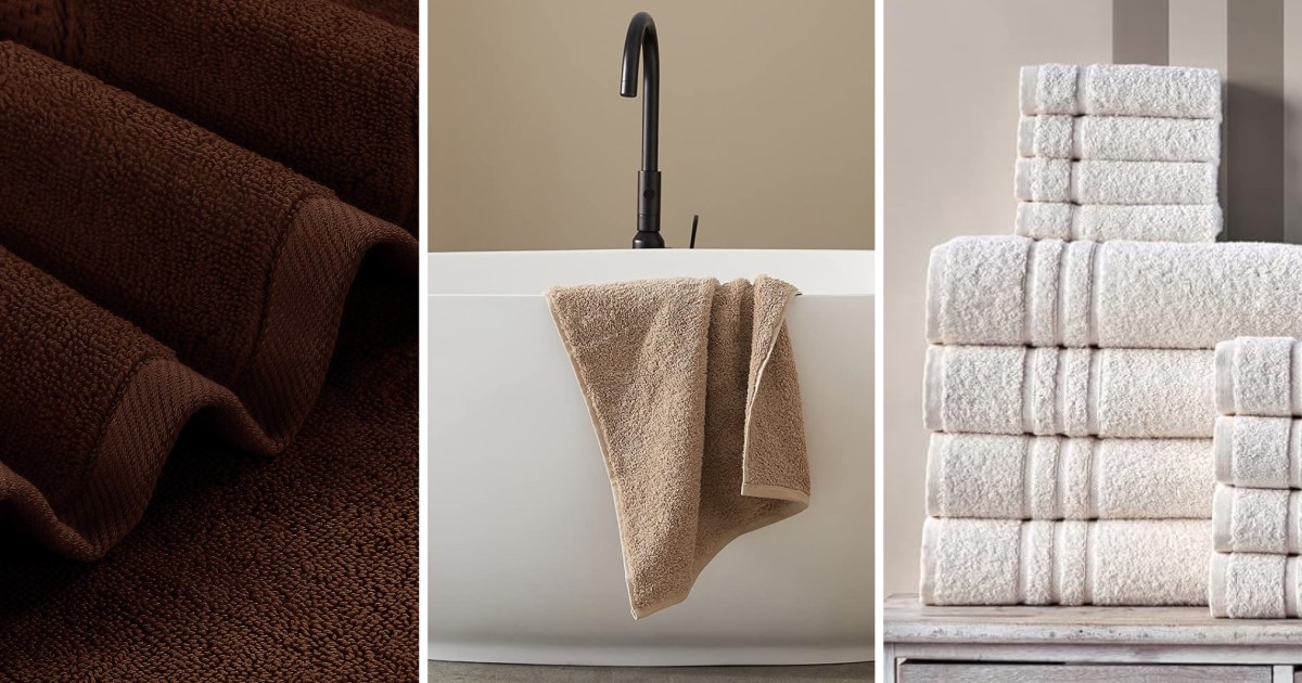 We found the fluffiest and softest bath towels on Amazon