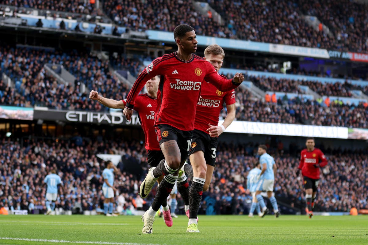 Man City vs Man Utd LIVE: Latest Premier League score and updates