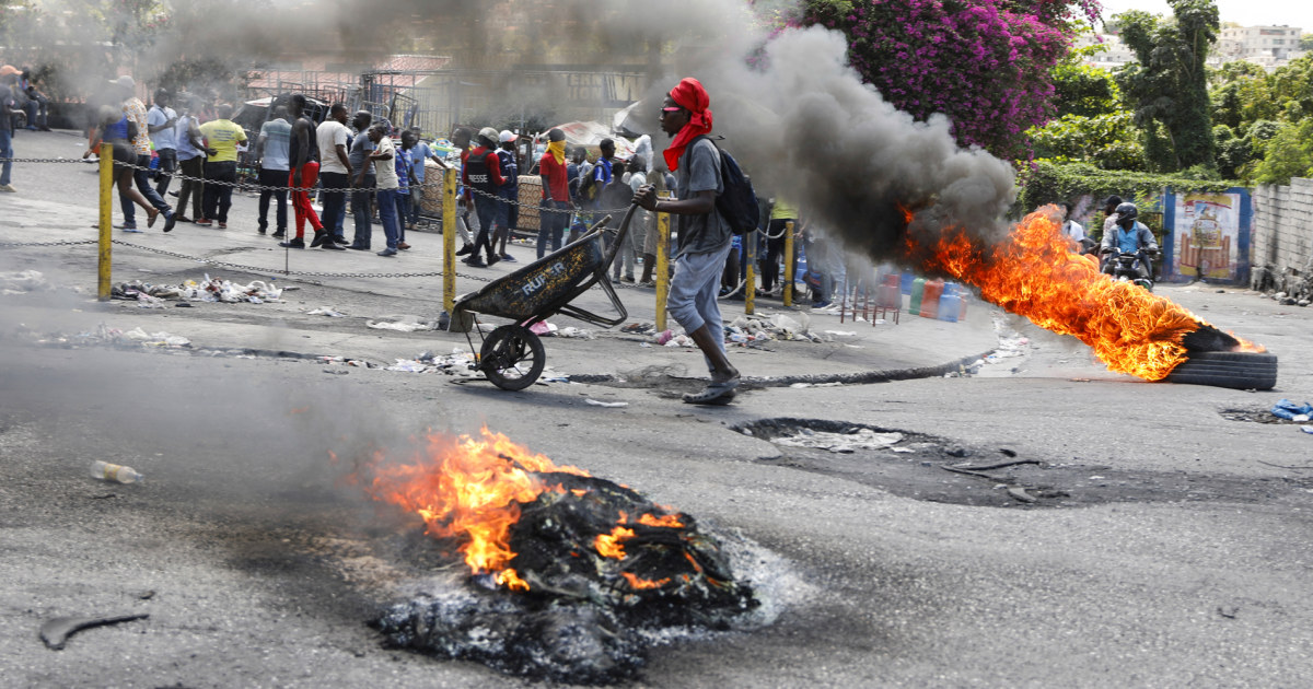 Terrified mother hiding in Haitian church with her children fights starvation