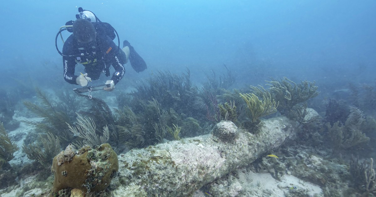 Researchers conclusively ID British warship that sunk off Florida coast in 1742