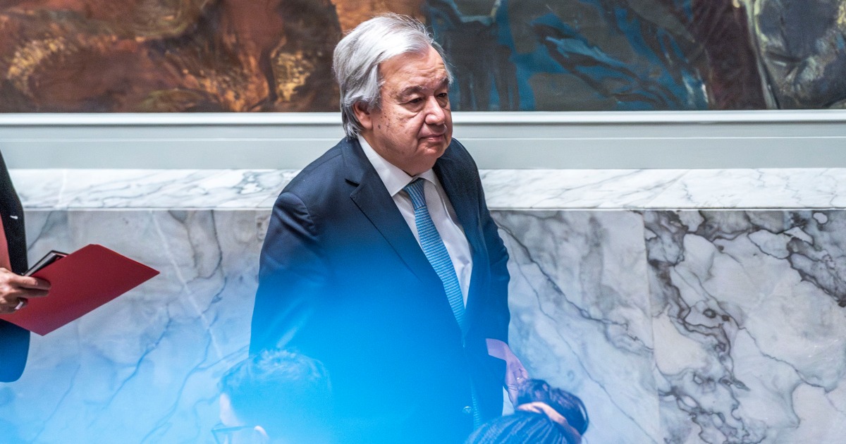 UN chief says it’s time to ‘truly flood’ Gaza with aid and calls starvation there an outrage