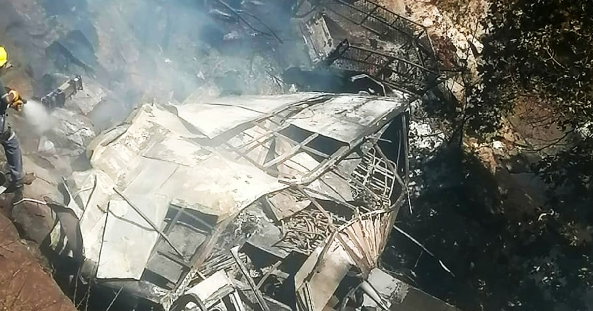 8-year-old is the only survivor after bus plunges off cliff in South Africa, killing 45 people