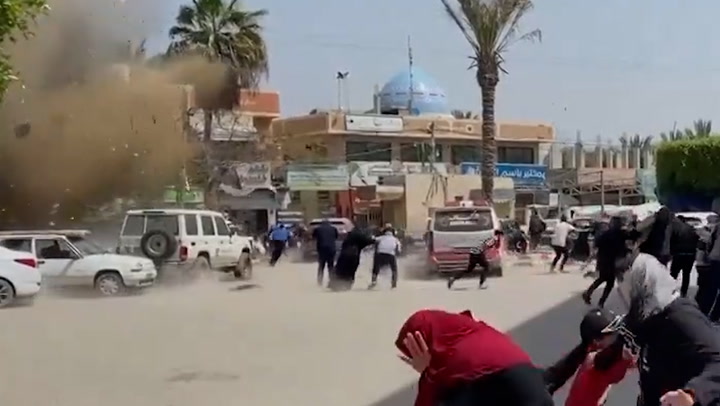 Israeli airstrike hits Gaza hospital camp killing two people