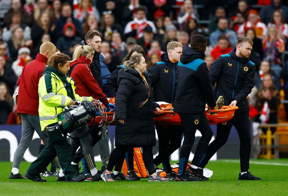 Arsenal player Frida Maanum collapses during Women’s League Cup final
