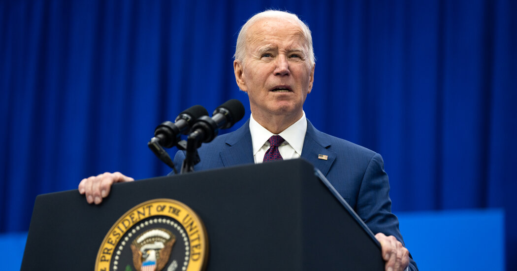 Biden Pushes Lower Health Care Costs and Takes a Dig at Trump