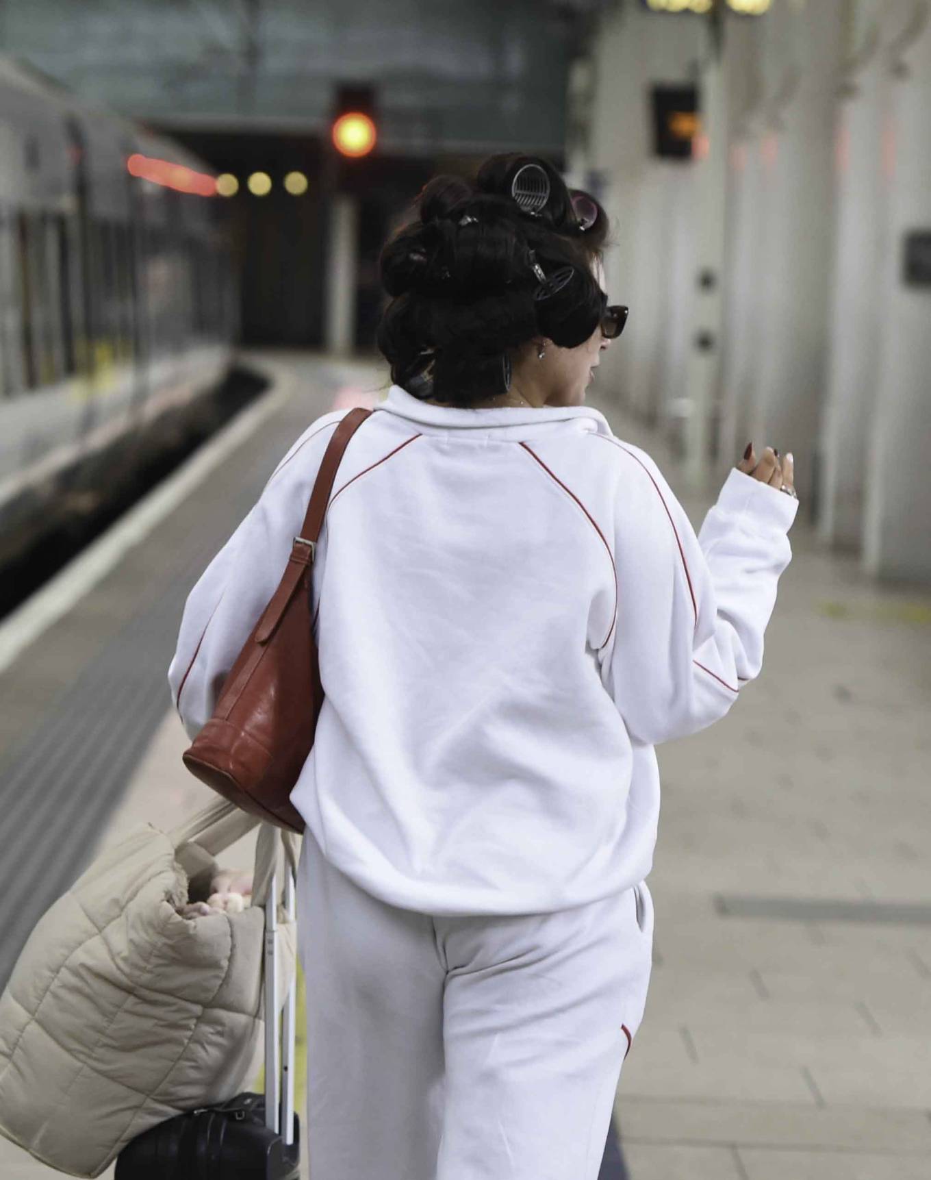 Erica Roberts – Seen as she arrives into Manchester