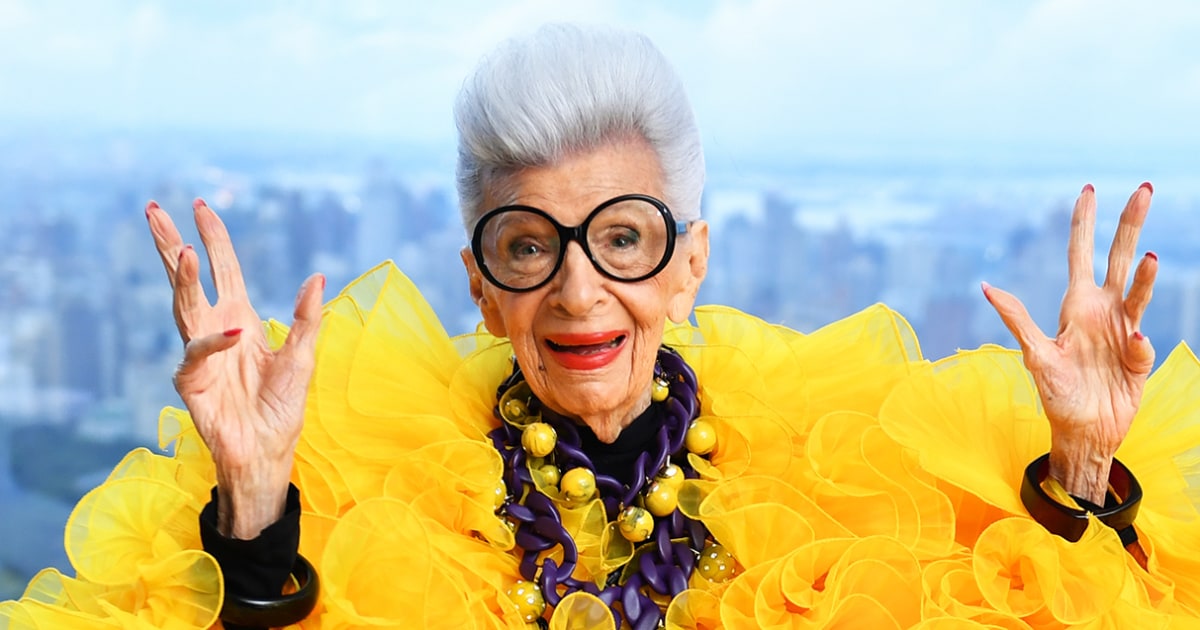 Iris Apfel, influential fashion icon, dies at 102