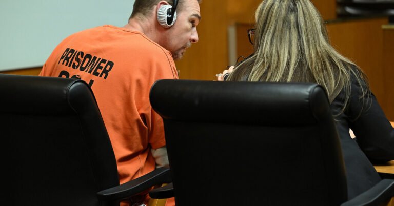James Crumbley, Following His Wife and Son, Stands Trial for Michigan Shooting