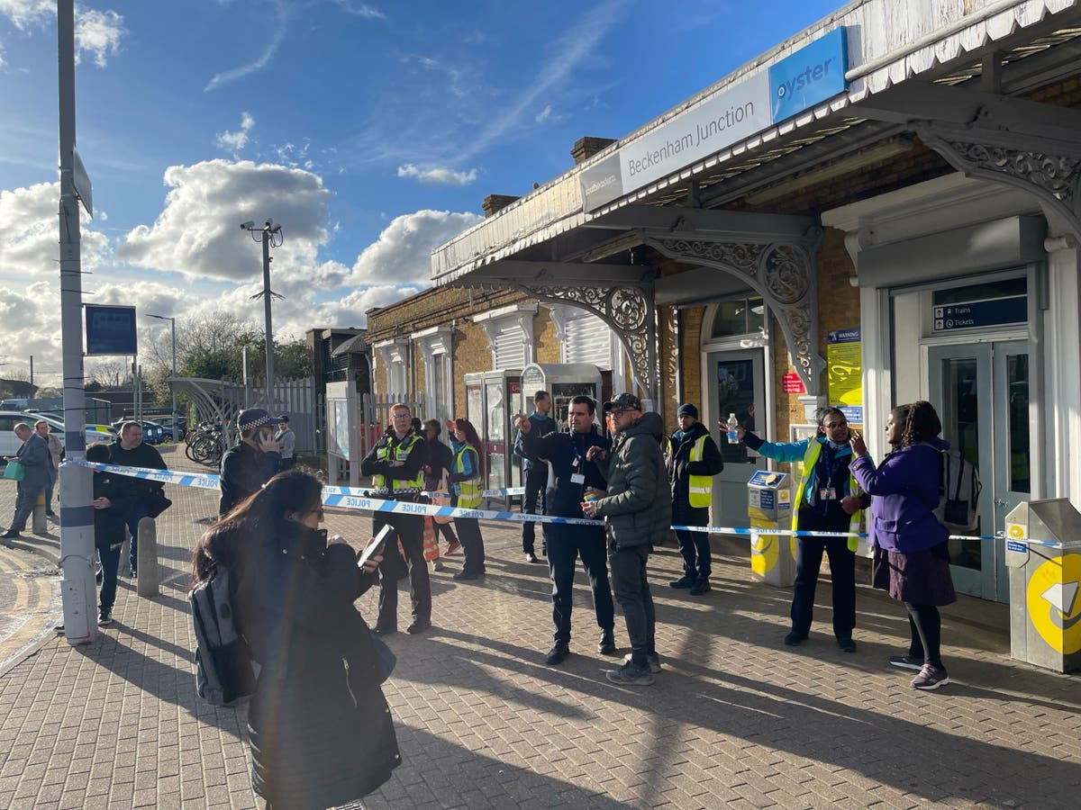 Teenager arrested for attempted murder after train stabbing as victim fights for life
