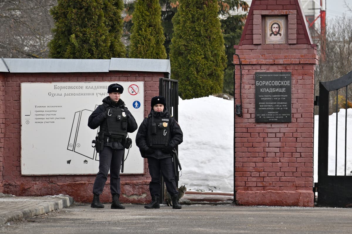 Watch live as Alexei Navalny’s funeral held inside Russian church