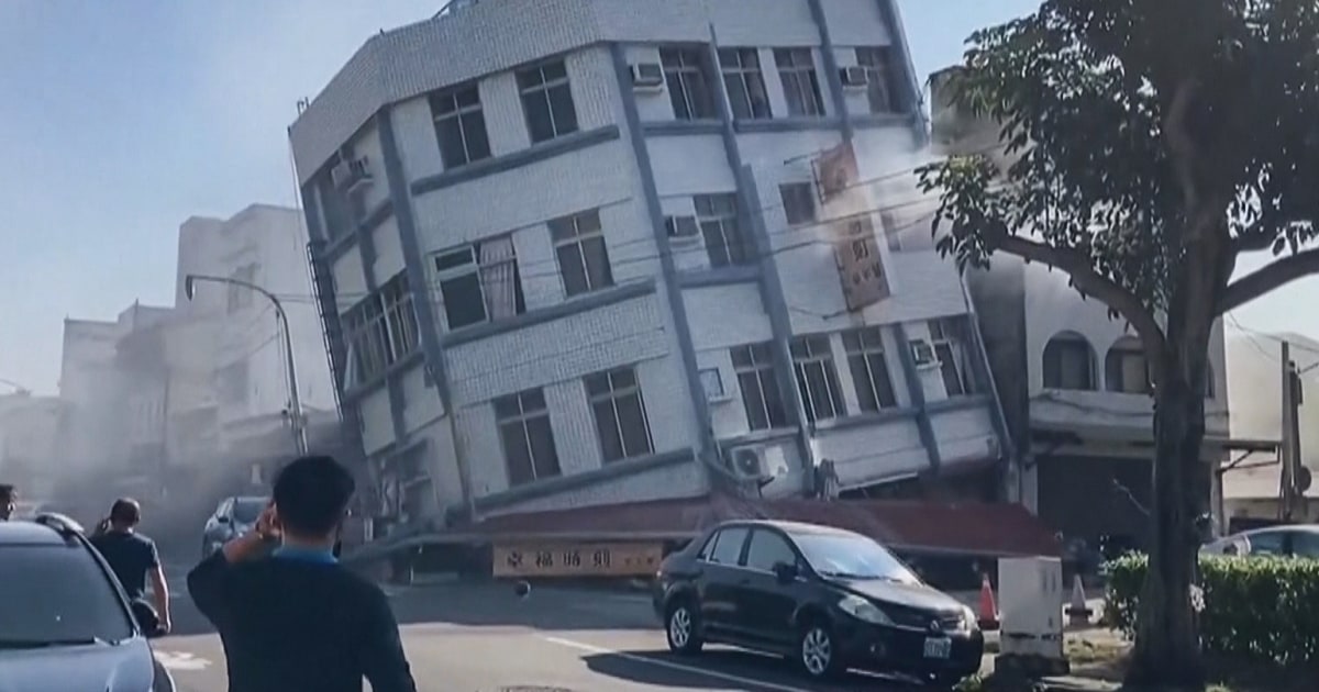 At least 1 dead in Taiwan’s strongest earthquake in 25 years