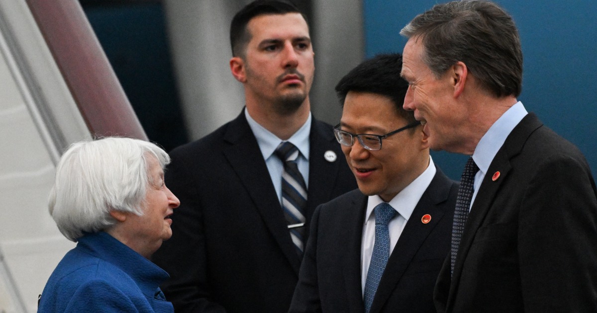 Yellen kicks off China meetings with overcapacity concerns, encouraging market-oriented reforms