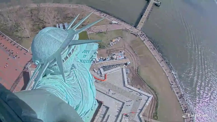 Statue of Liberty camera captures 4.8-magnitude earthquake