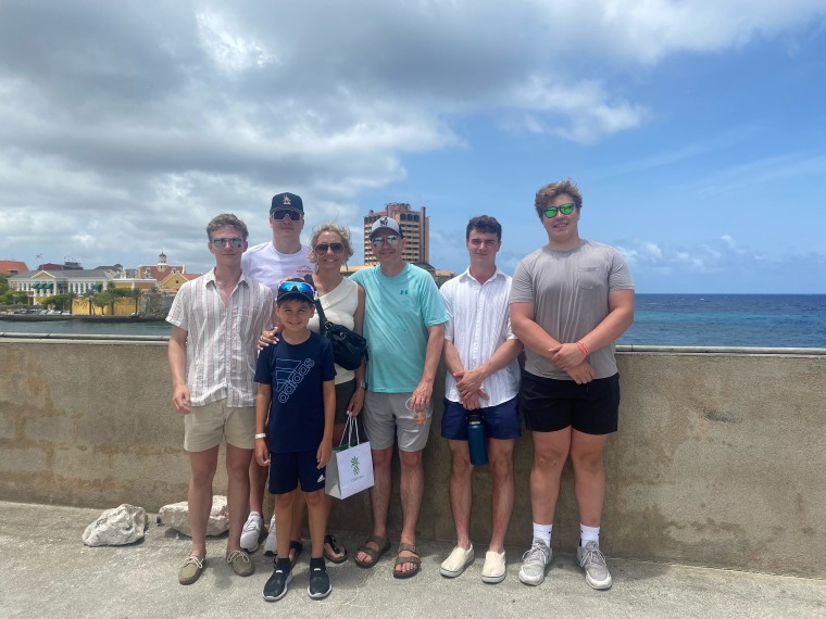 The Schendzielos family has four children currently in or applying to college.