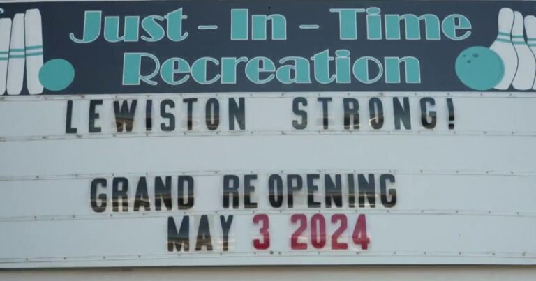 After mass shooting, Lewiston bowling alley is set to reopen
