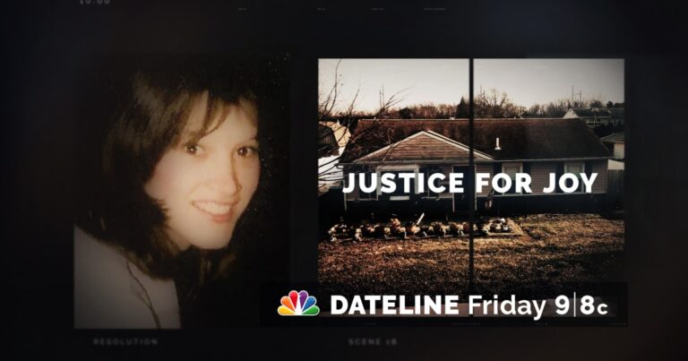 DATELINE FRIDAY SNEAK PEEK: Justice for Joy