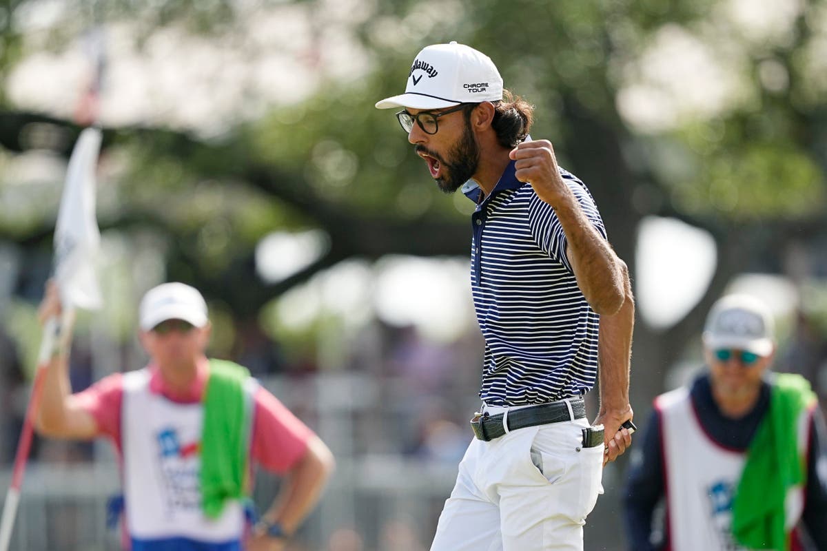 Akshay Bhatia survives injury and losing lead to win Texas Open