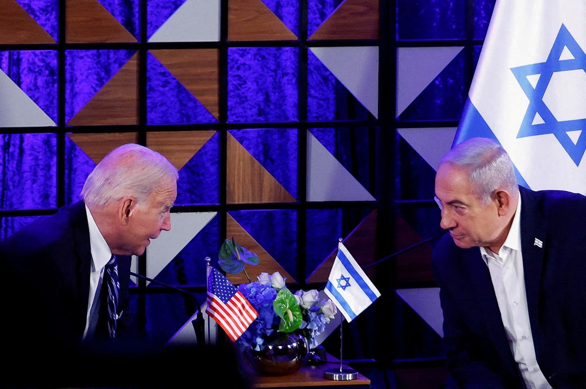 Biden hinges future US support for Israel on measures to protect civilians in Gaza
