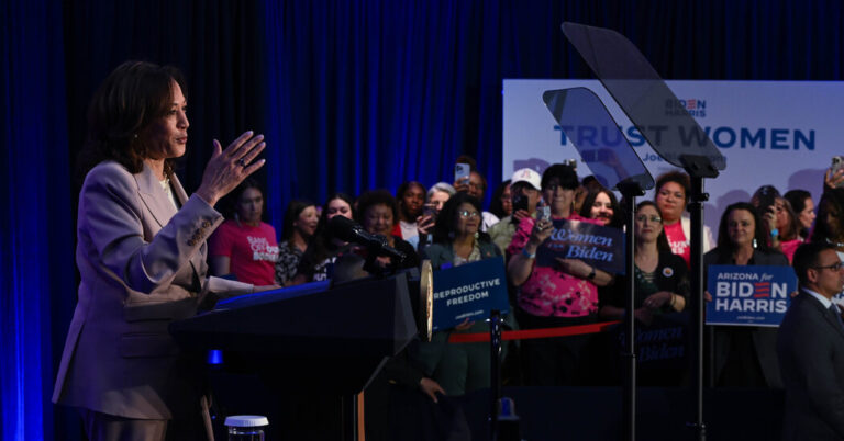 Harris Blasts Trump on Abortion at Arizona Campaign Stop