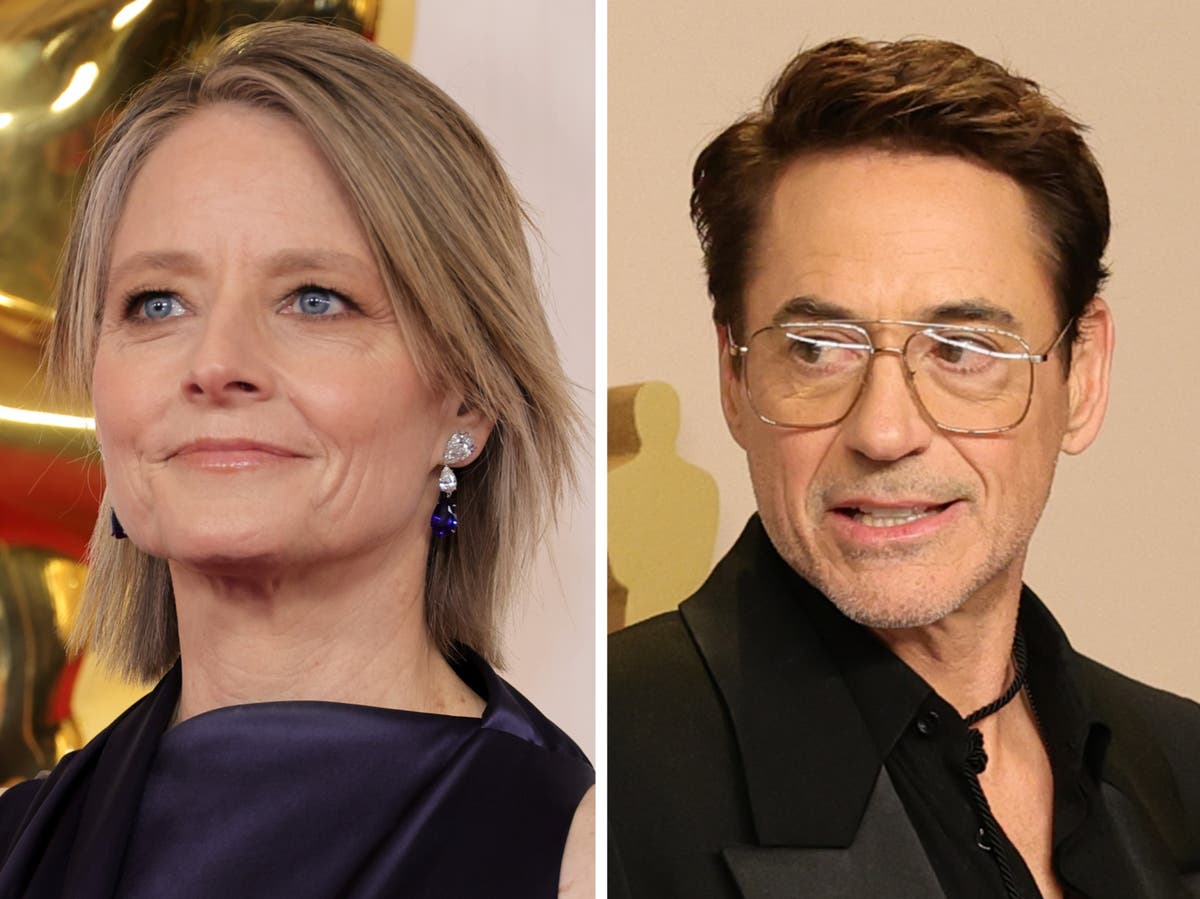 Jodie Foster told Robert Downey Jr she was ‘scared’ for him during peak of addiction