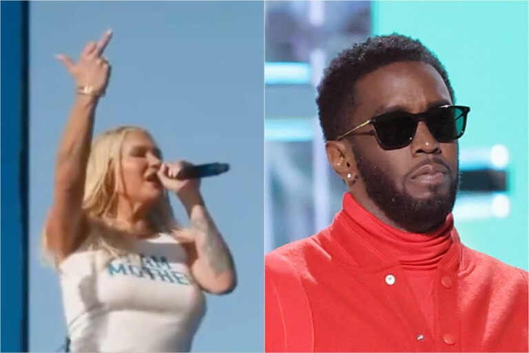 Kesha denounces P Diddy with expletive twist on ‘TiK ToK’ lyric at Coachella