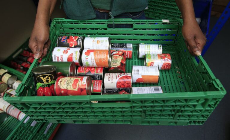 Surge in number of young people coming to food charities for help for the first time